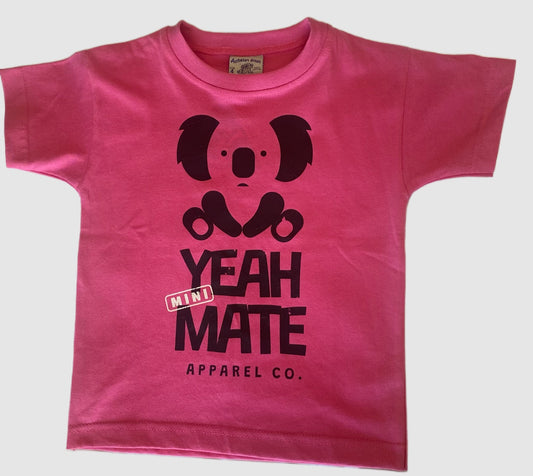 Mini Mate Original Logo Tee - Pink