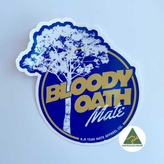 Bloody Oath Mate Decal