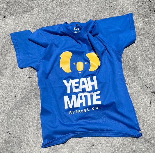 Yeah Mate Original Logo Tee - Ocean
